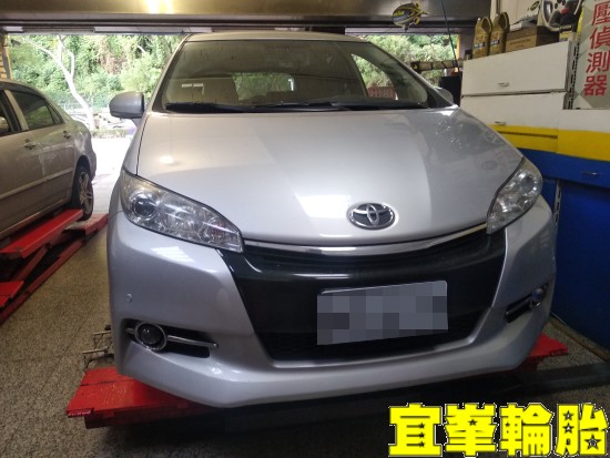 TOYOTA WISH SELENIA 5W40 輪胎對調 BOHENG前來令片極致安裝 碟盤車銷研磨