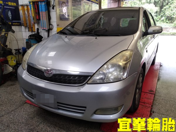 TOYOTA WISH 車輛行駛噪音 輪胎軸承更換 3D四輪定位