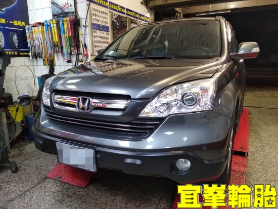 HONDA CR-V 自備機油 Goodyear EfficientGrip Performance SUV 225/65/17  3D四輪定位