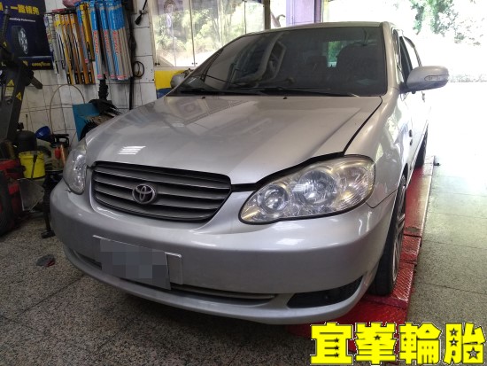TOYOTA SELENIA 5W50  輪胎對調 BOHENG陶瓷競技前來令 極致安裝