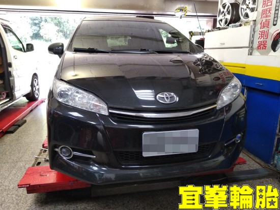 TOYOTA WISH SELENIA 5W40 輪胎對調