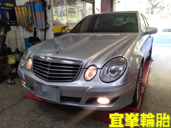 Mercedes-Benz E280 W211 高速抖動 輪胎應力檢查