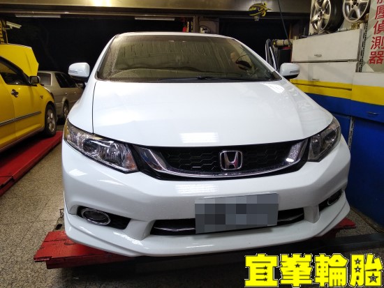 HONDA CIVIC 9.5代  MICHELIN PRIMACY 3 ST 205/55/16 3D四輪定位