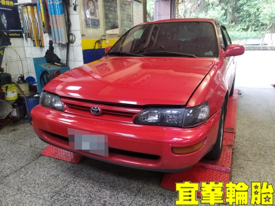 TOYOTA COROLLA SELENIA 5W40 輪胎對調  發電機皮帶更換