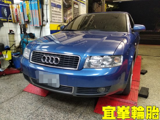 AUDI A4 Continental PremiumContact6 215/45/17 胎圈最佳化平衡 3D四輪定位