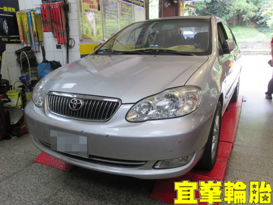 TOYOTA ALTIS Assurance TripleMax 205/55/16 ORO W410 TPMS 極致安裝  3D四輪定位