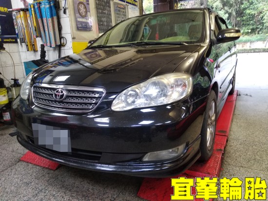 TOYOTA ALTIS SELENIA 5W40 輪胎對調