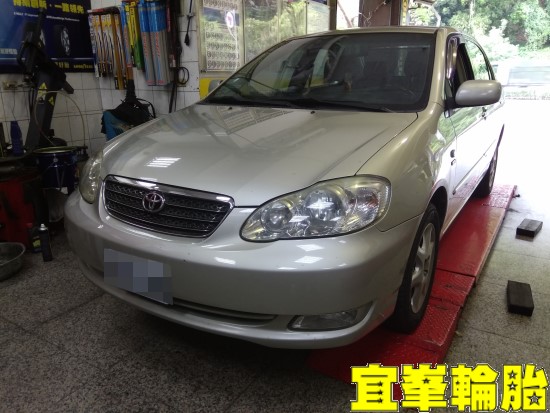 TOYOTA ALTIS SELENIA 5W40 輪胎對調