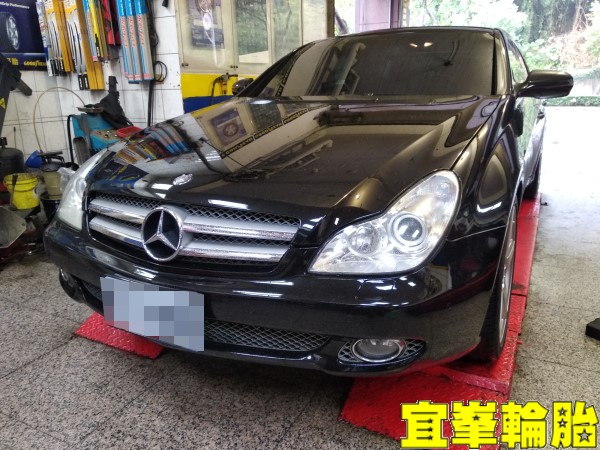 Mercedes Benz W219 CLS350 胎圈更換 TPMS移植 3D四輪定位