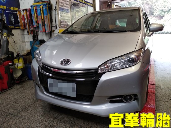 TOYOTA WISH  SELENIA 5W40 輪胎對調