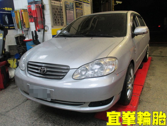 TOTOTA ALTIS ENKEI SL46 17吋 4/100 鋁圈更換