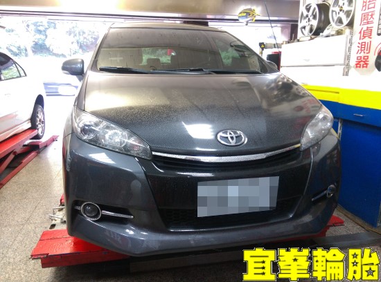 TOYOTA WISH BOHENG陶瓷競技後來令極致安裝 碟盤車銷研磨