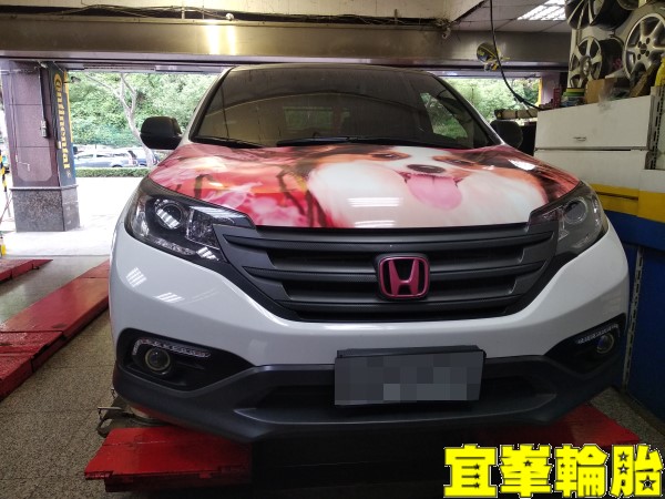 HONDA CR-V SELENIA 5W30 Yokohama Geolandar G91 225/60/18 3D四輪定位