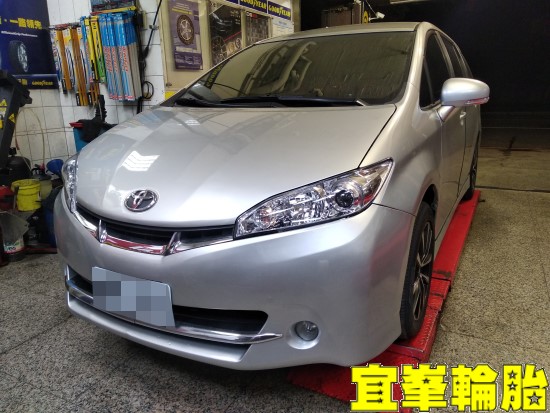 TOYOTA WISH 高速煞車抖動 碟盤車銷研磨