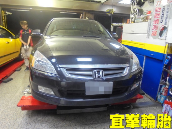 Honda Accord K11 自備仰角調整器安裝  3D四輪定位