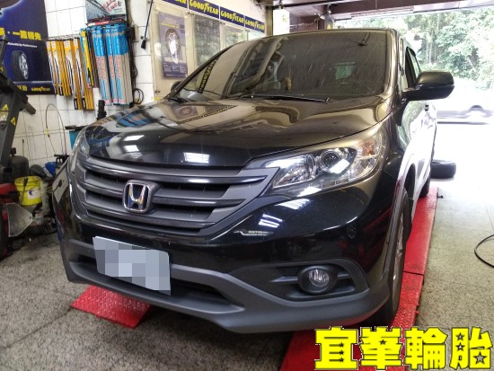 HONDA CR-V SELENIA 5W40 引擎空氣濾芯更換 美國固鉑Cooper Evolution CTT 225/65/17 3D四輪定位