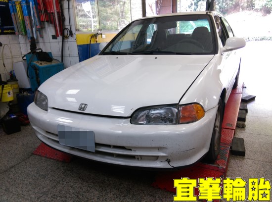 HONDA Civic K6 Goodyear Assurance triplemax 185/60/14 3D四輪定位 自備機油保養 BR G12+ 50%水箱精