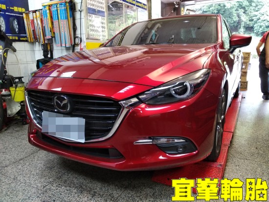 MAZDA All-new Mazda3 自備鋁圈 ORO W403 TPMS 極致安裝