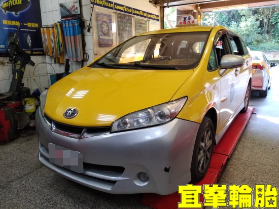 TOYOTA WISH 方向機鐵套更換 ORO W417-TA TPMS極致安裝 美國固鉑Cooper tires Evolution C5 195/65/15 胎圈最佳化平衡 3D四輪定位