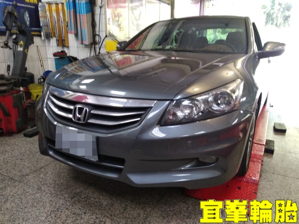 Honda Accord 2.4 Goodyear ASYM-5 F1 Asymmetric-5 225/50/17 胎圈最佳化平衡 3D四輪定位 ORO W417 TPMS極致安裝