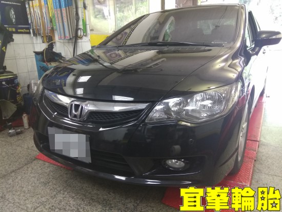 HONDA CIVIC8 喜美八代 SELENIA 0W40 輪胎對調