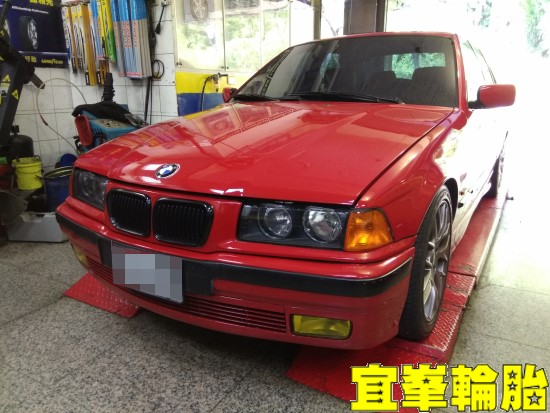 BMW E36 自備來令片更換  自備金屬油管更換殘念