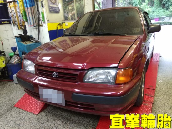 TOYOTA TERCEL SELENIA 5W40 輪胎對調