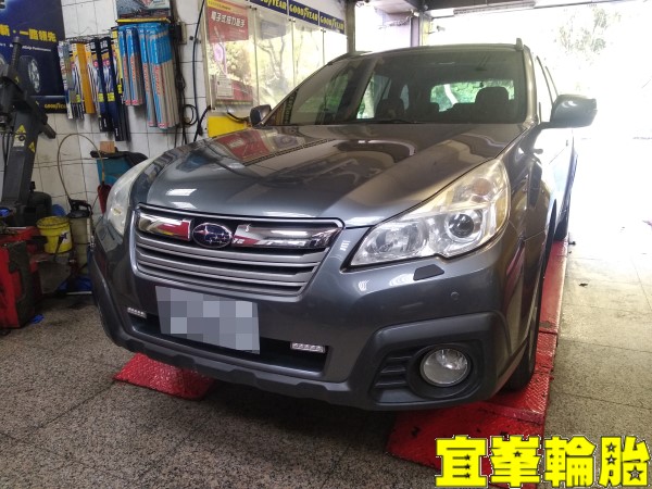 Subaru outback BOHENG前劃線碟盤跟換 後平盤更換 BOHENG陶瓷競技前後來令極致安裝