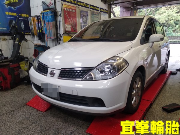 NISSAN TIIDA SELENIA 5W40 輪胎對調 水箱更換 WOLVER WG12 水箱精