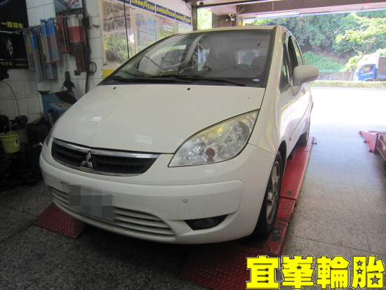 Mitsubishi Colt Plus SELENIA 5w50 Goodyear  Assurance TripleMax 185/55/15 3D四輪定位