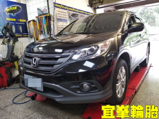 HONDA CR-V SELENIA 5W40 SWD JAKO ATF 輪胎對調