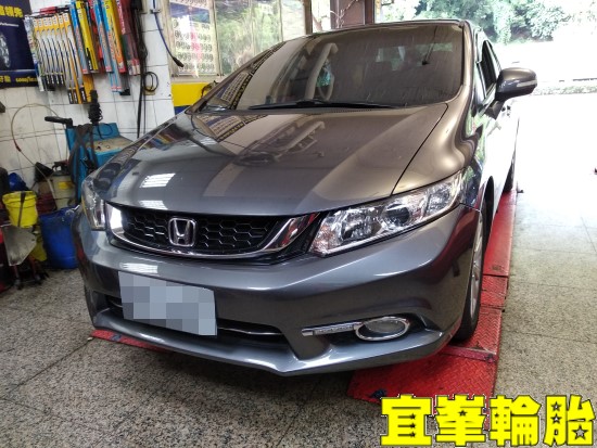 HONDA CIVIC 9.5代 SELENIA 0W30 輪胎對調  BOHENG陶瓷競技後來令極致安裝 碟盤車銷研磨
