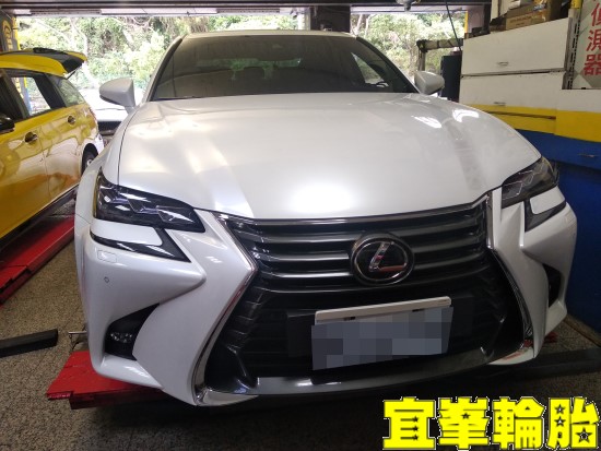 LEXUS GS350 Goodyear Eagle F1SuperSport 245/45/18 3D四輪定位