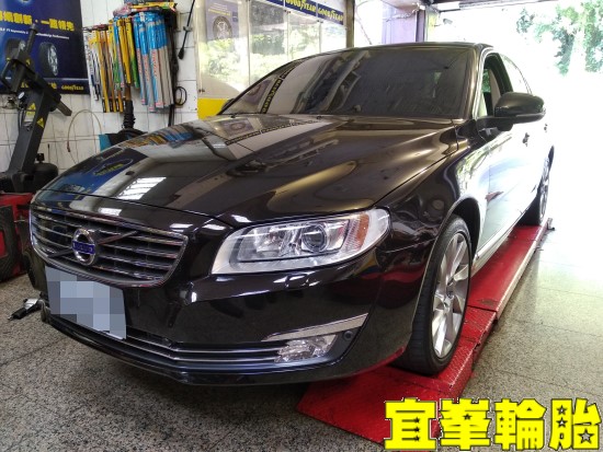 VOLVO S80 COOPER ZEON RS3-G1 235/40/18 ORO W410-A TPMS極致安裝 3D四輪定位
