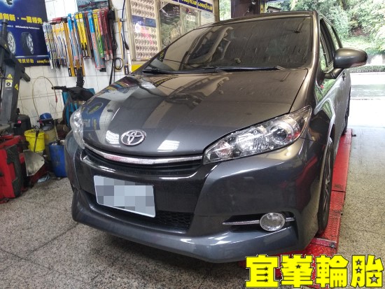 TOYOTA WISH SELENIA 5W40 SUNOCO CVT專用 ATF 輪胎對調