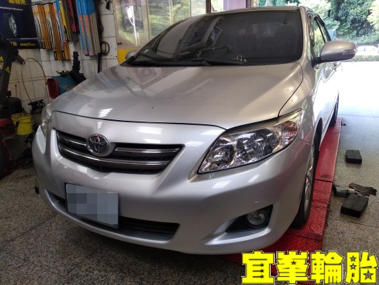 TOYOTA ALTIS 高速煞車抖動 碟盤車銷研磨 自備煞車來令片更換