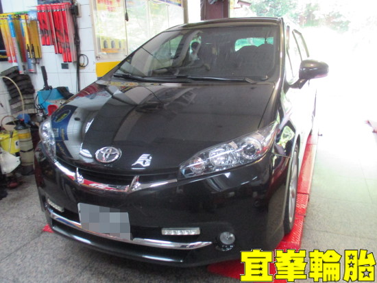 TOYOTA WISH ORO W417 盲塞式TPMS極致安裝