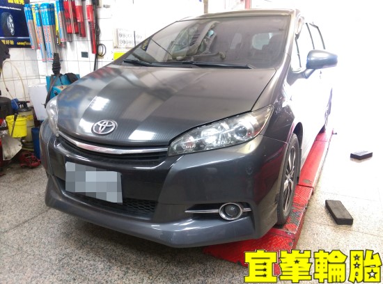 TOYOTA WISH Nashin T1 鍛造單向雙活塞卡鉗 SELENIA 5W40 TUTELA TOP 4/S 煞車油脈衝式更換