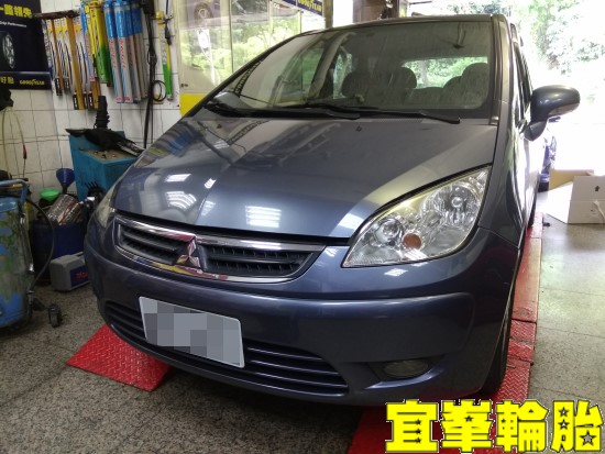Mitsubishi ColtPlus SELENIA 5W40 SUNOCO CVT專用 ATF 輪胎對調