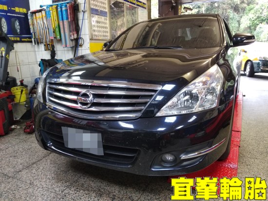 NISSAN TEANA 輪胎異音 前輪軸承更換 3D四輪定位