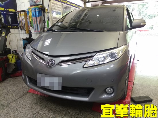 TOYOTA PREVIA SELENIA 5W40 輪胎對調