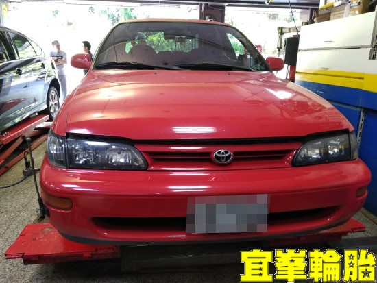 TOYOTA COROLLA SELENIA 5W40 SWD DIII ATF TUTELA TOP 4 煞車油脈衝式更換 輪胎對調