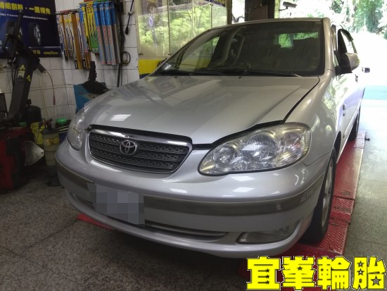 TOYOTA ALTIS SELENIA 5W40 輪胎對調