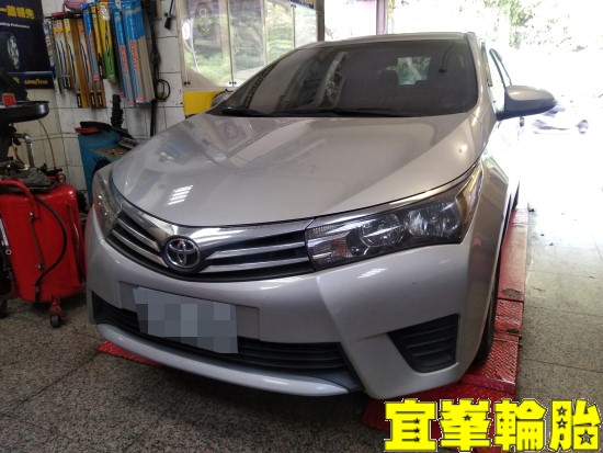 TOYOTA ALTIS SELENIA 5W40 輪胎對調