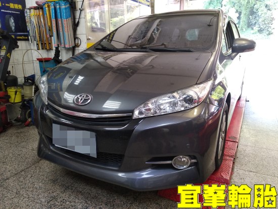 TOYOTA WISH SELENIA 5W40 輪胎對調