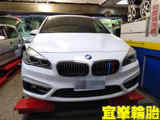 BMW 218I F45 輪胎滾動噪音