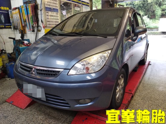 Mitsubishi ColtPlus SELENIA 5W40 輪胎對調