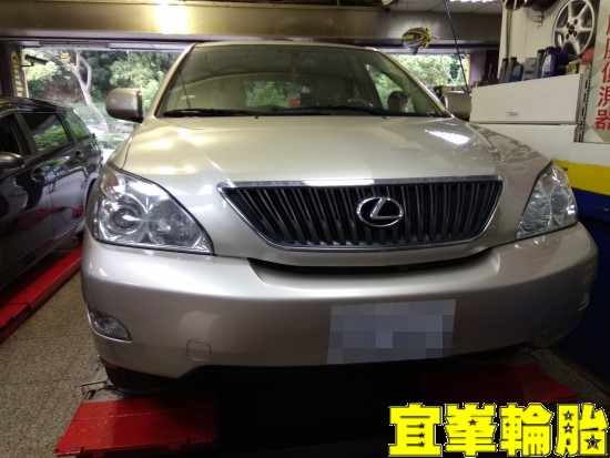 Lexus RX330 KYB黑筒避震器安裝 3D四輪定位