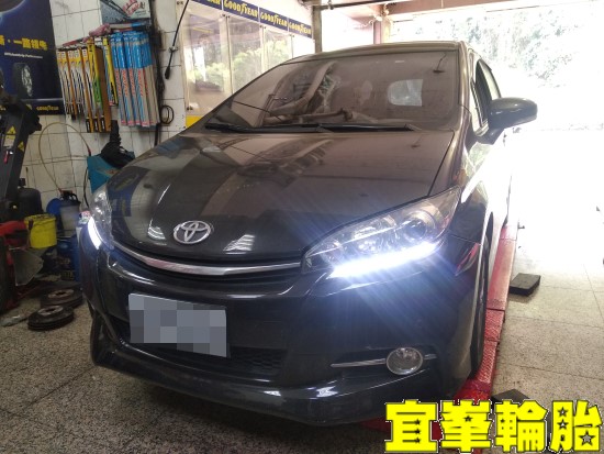 TOYOTA WISH SELENIA 5W40 輪胎對調