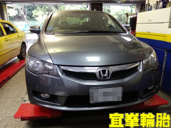 HONDA CIVIC8 喜美八代 底盤異音 Goodyear AssuranceTripleMax2 205/55/16 胎圈最佳化平衡 四輪定位